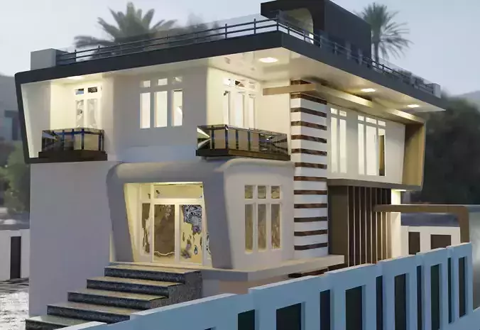 3D Modern Home