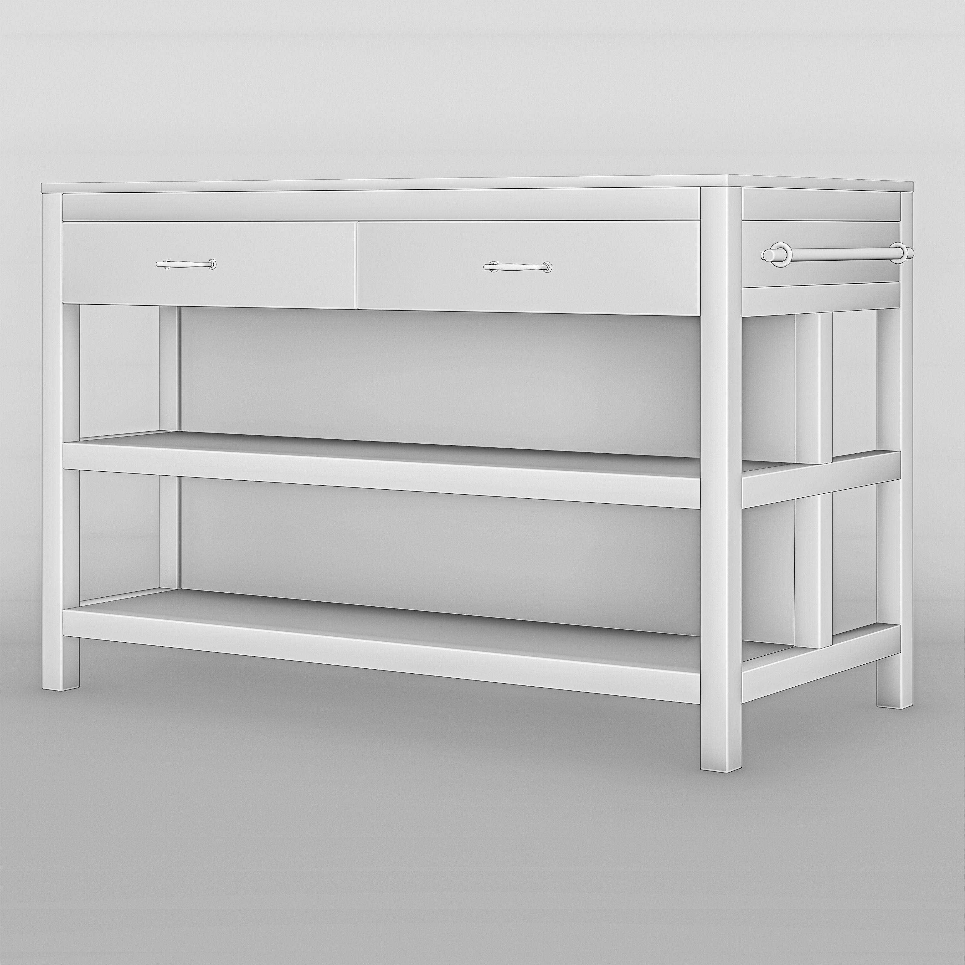 Kitchen Island 3D model  3D model_5