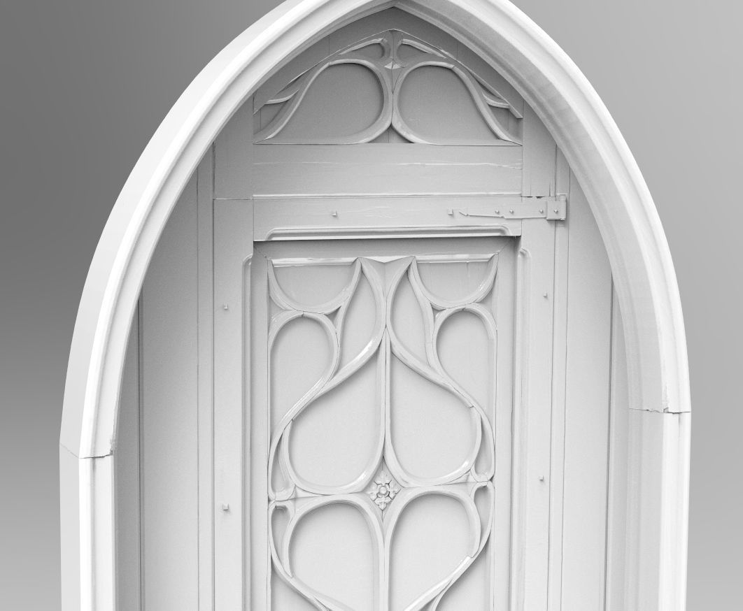 Gothic Door A 3D model | CGTrader