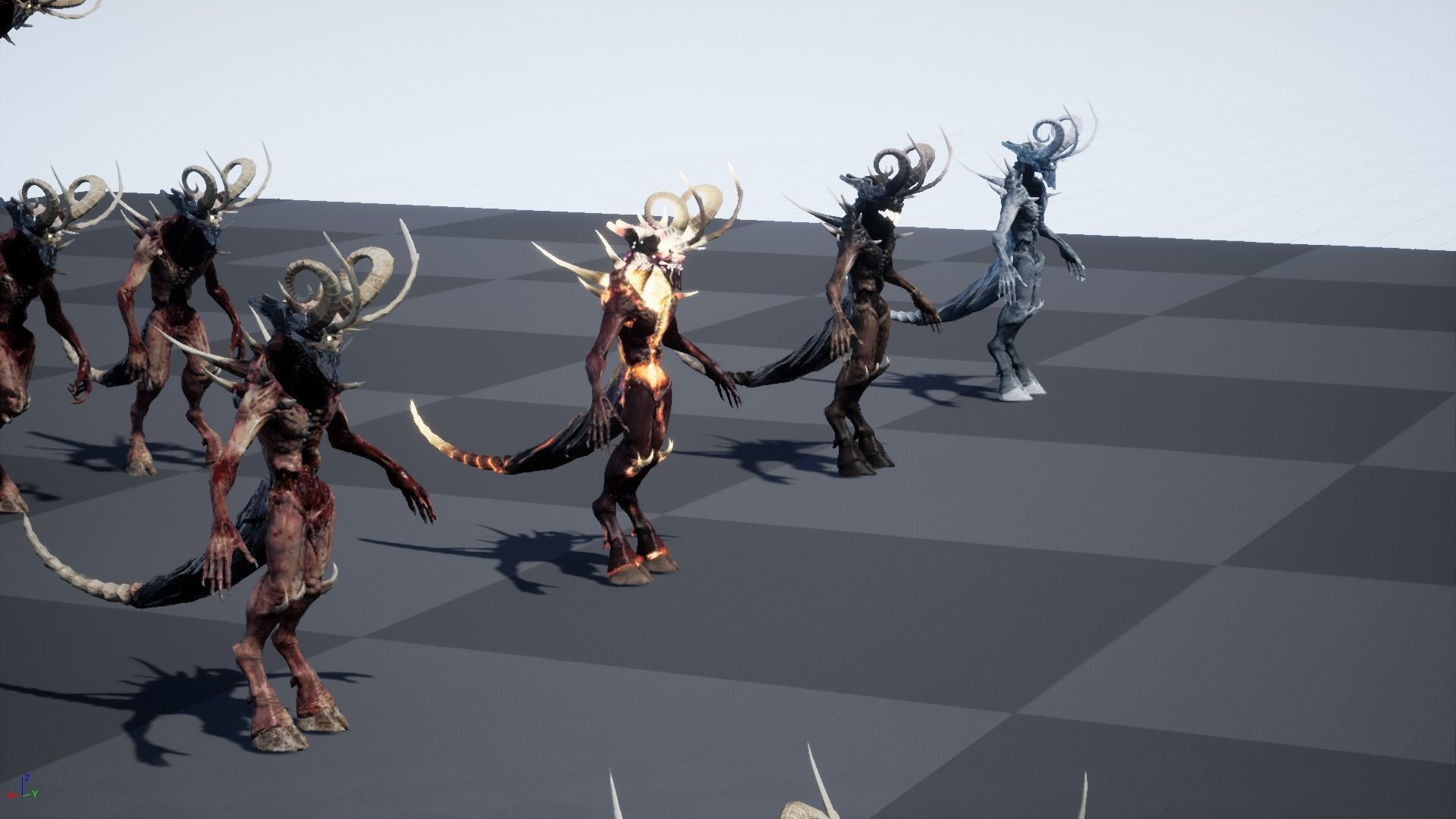 DemonHigh3 creature Low-poly 3D model_3