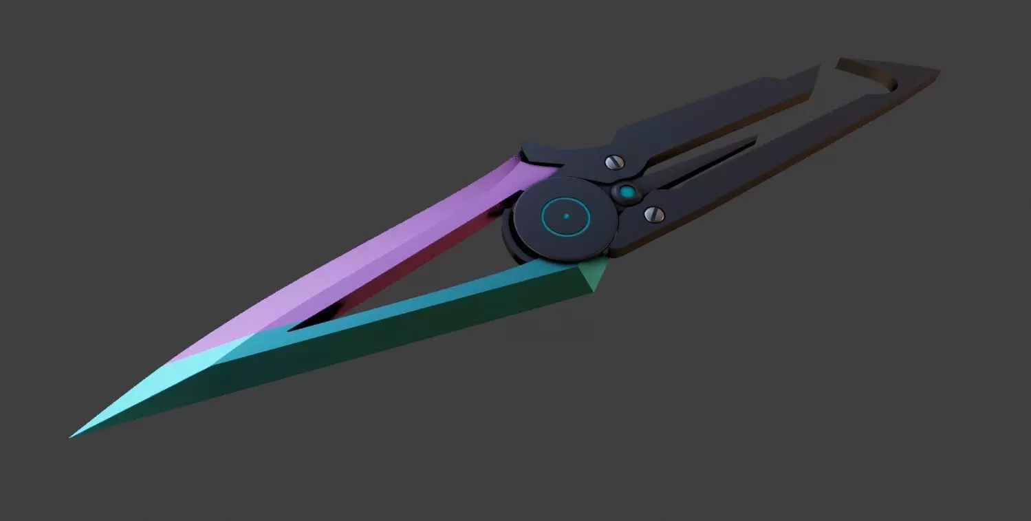 Dead by Daylight Trickster Throwing Knife 3D print model_0