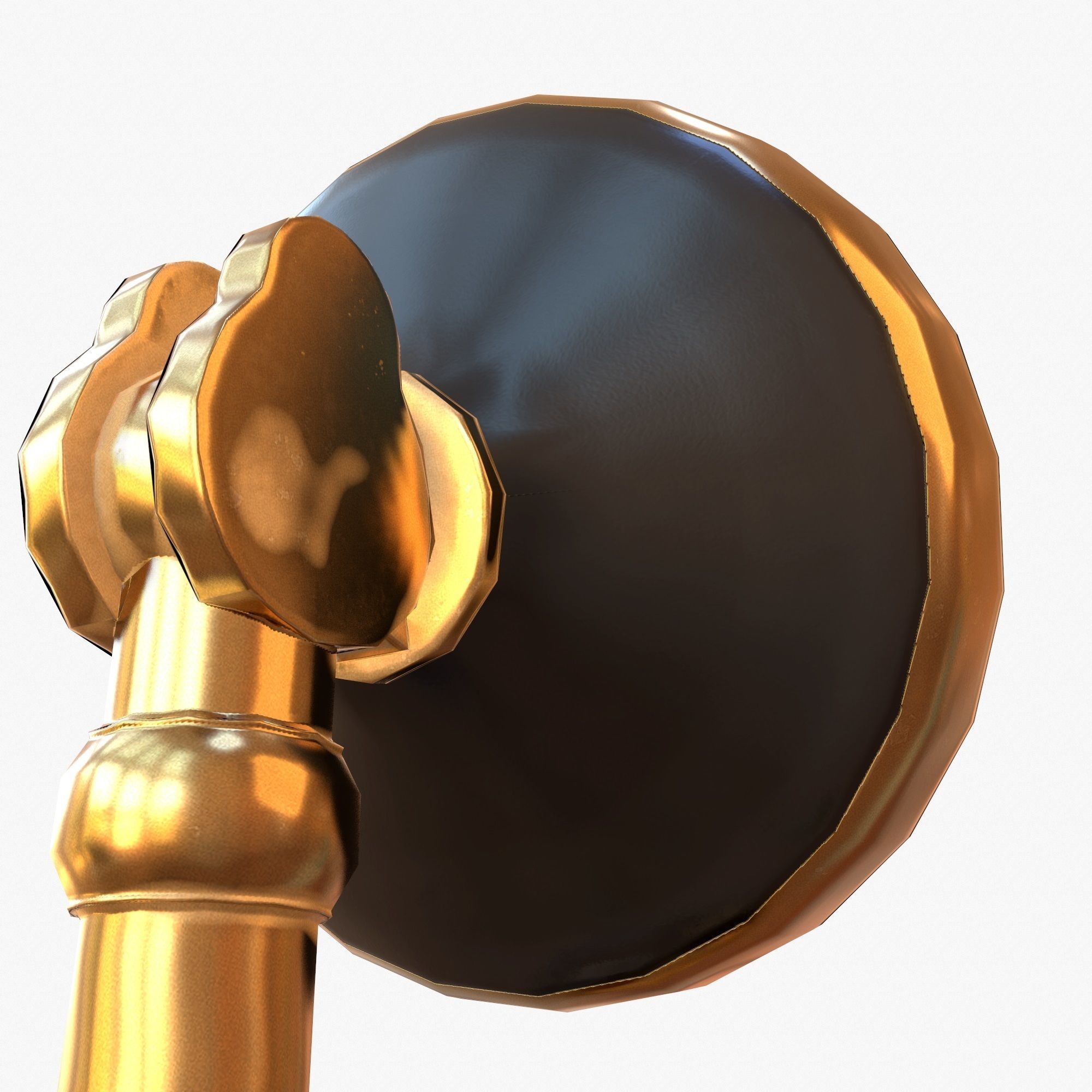 Retro Telephone  Low-poly 3D model_14