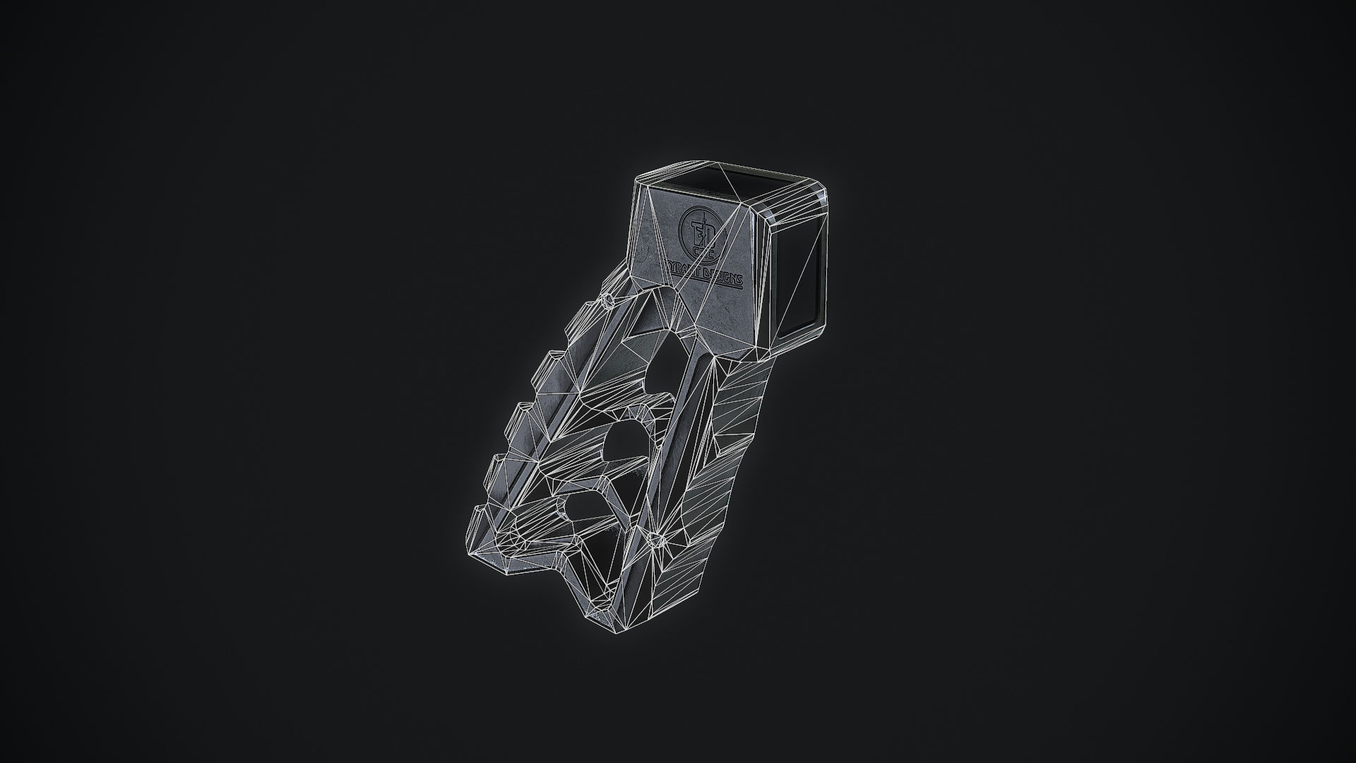 Tyrant Designs MOD PistolGrip Low-poly 3D model_5
