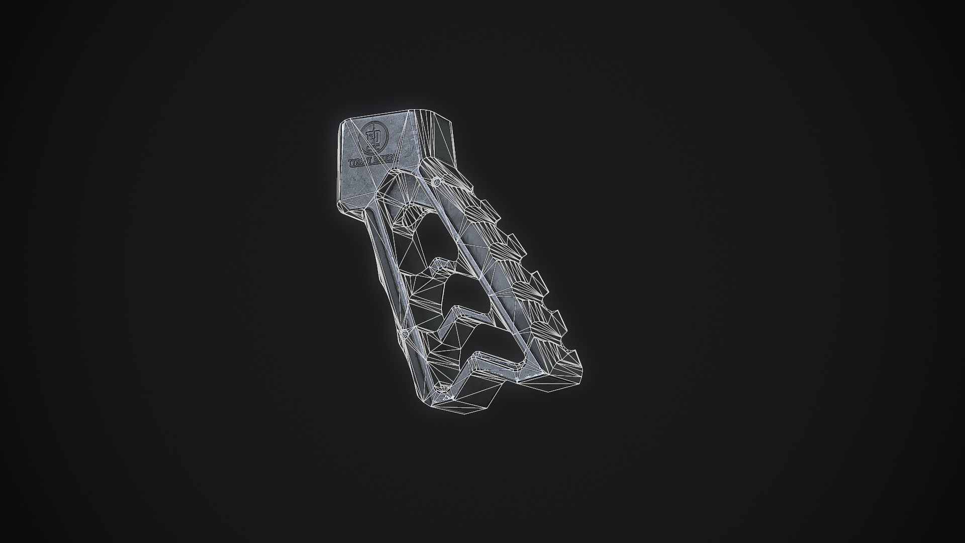 Tyrant Designs MOD PistolGrip Low-poly 3D model_4