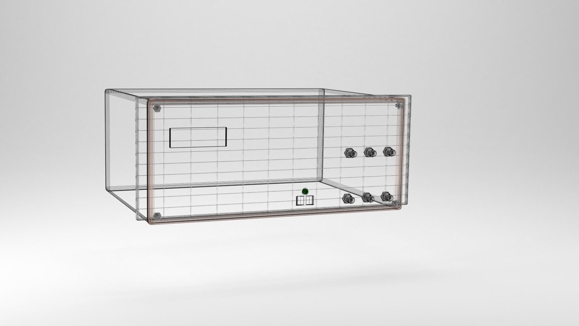 RPR-4000 High-Power Pulser and Receiver  3D model_4