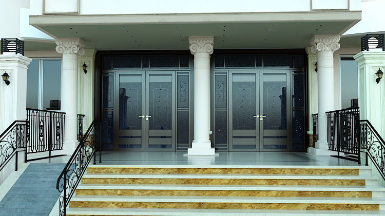 HOTEL GATE 3D model_7