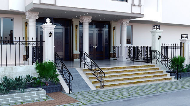 HOTEL GATE 3D model_8