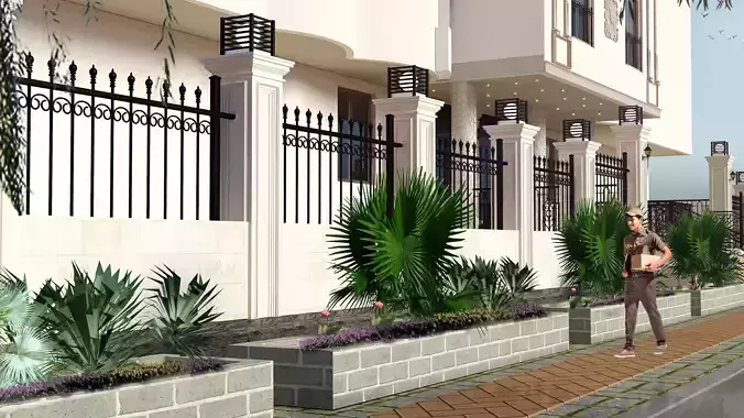 HOTEL GATE 3D model