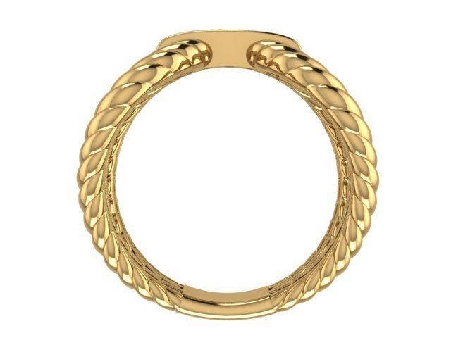 fashion ring 3D print model_5