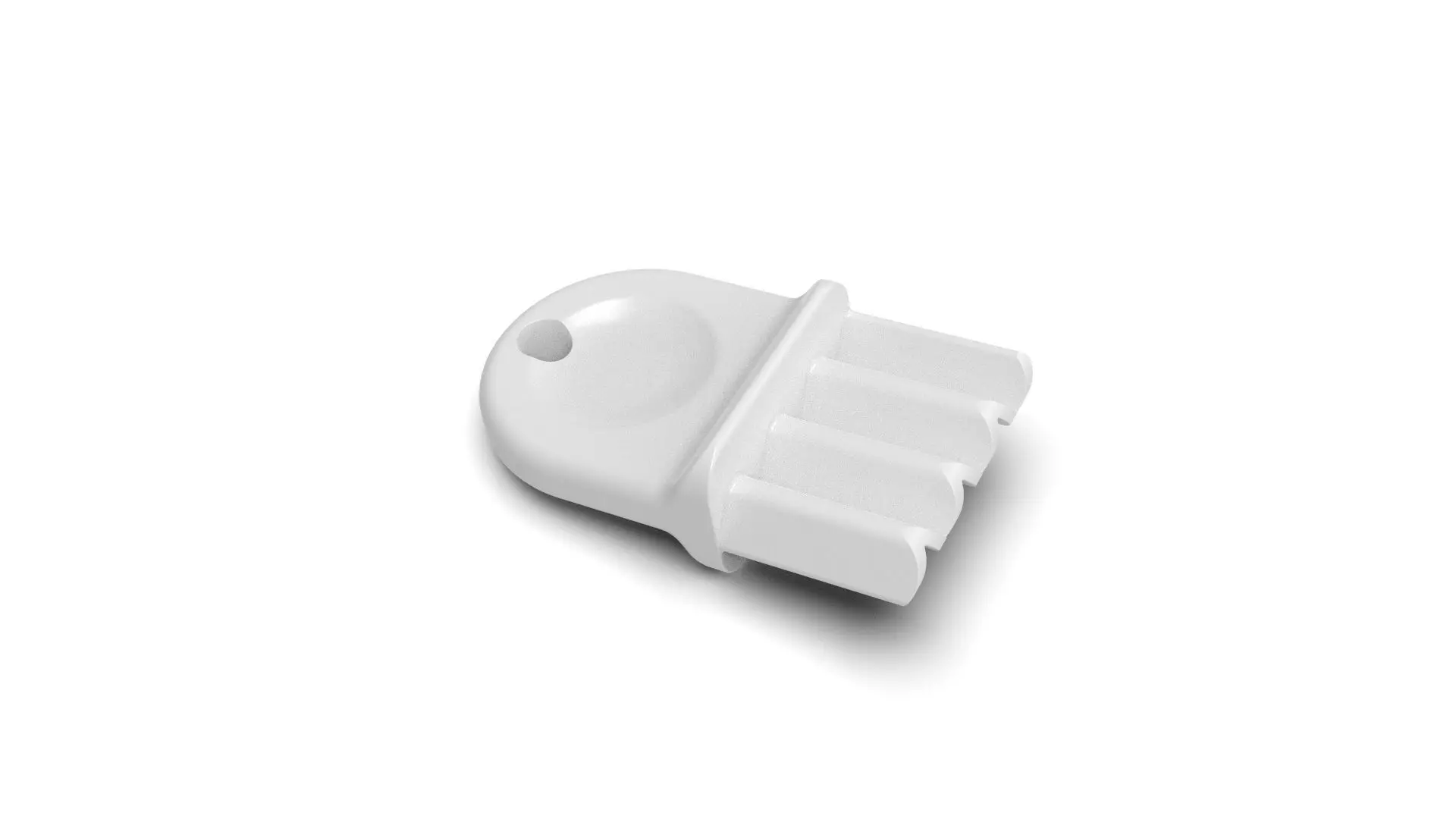 Dispenser-Waffle-Key toothbrush sleeve 3D print model_0