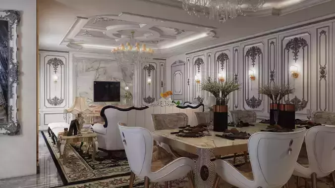 Luxury VIP Living scene