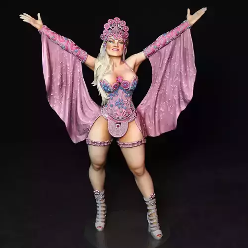 Carnival Queen 3D print model