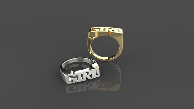 3D Print Women ring design 3D print model