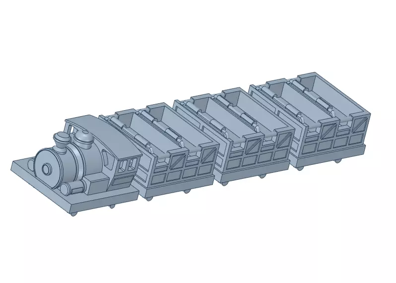 roller coaster vehicle Free 3D print model