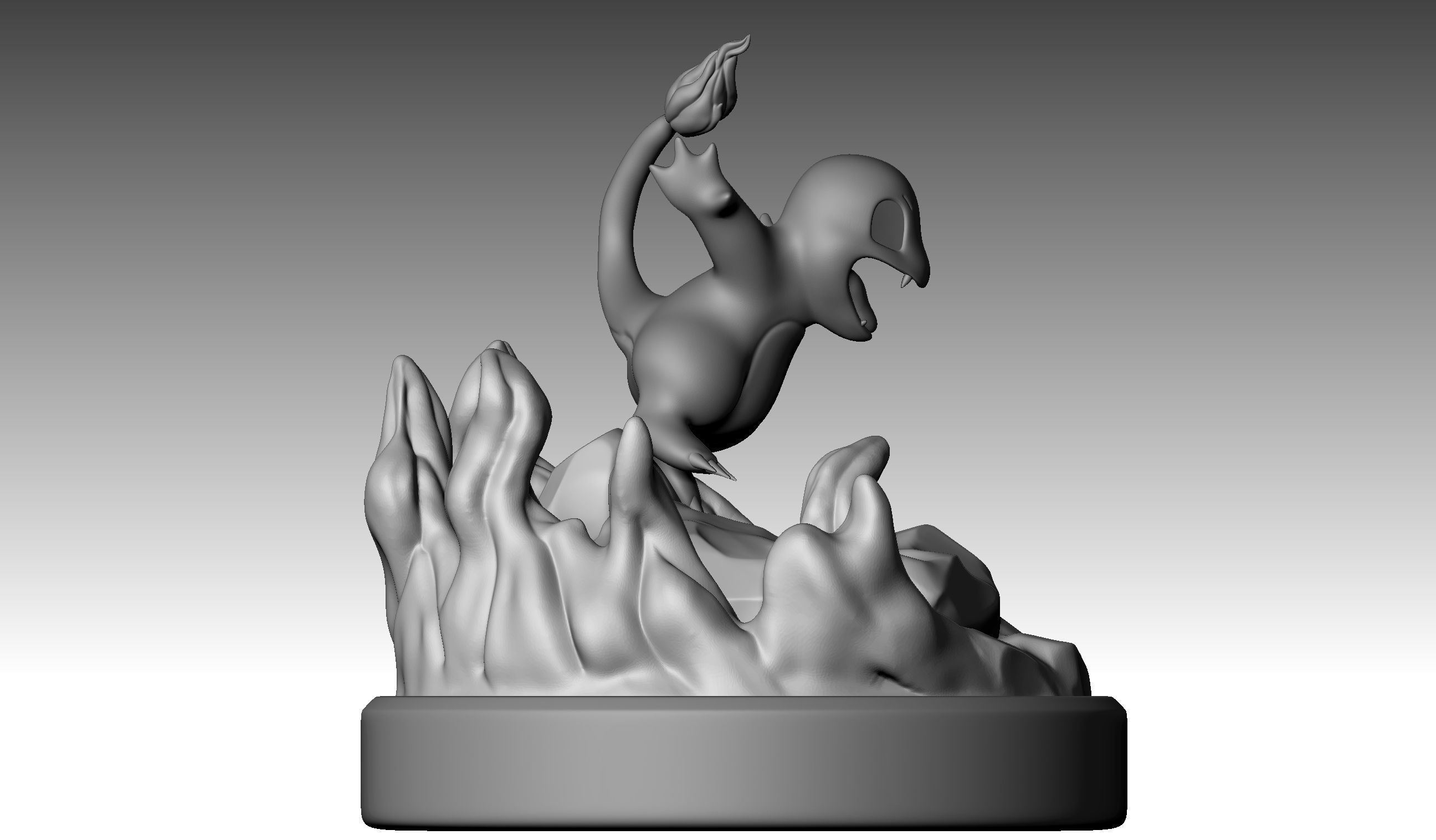 Pokemon Charmander 3D print model_4