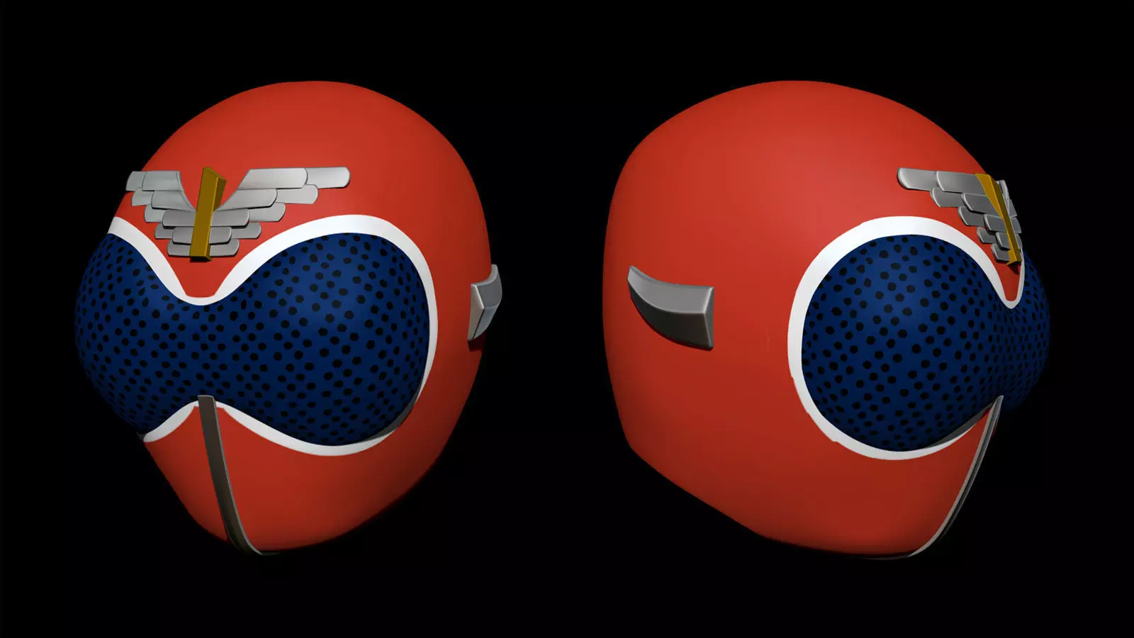 Akarenger Helmet 3D model