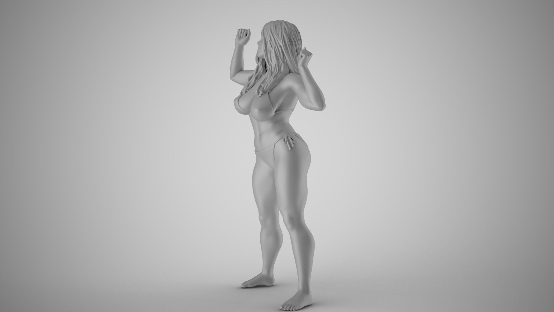 Unchained Woman 5 3D print model_1
