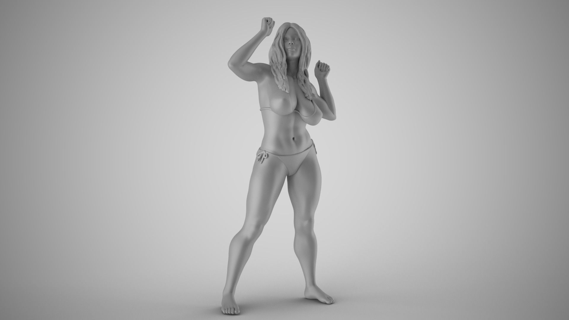 Unchained Woman 5 3D print model_3