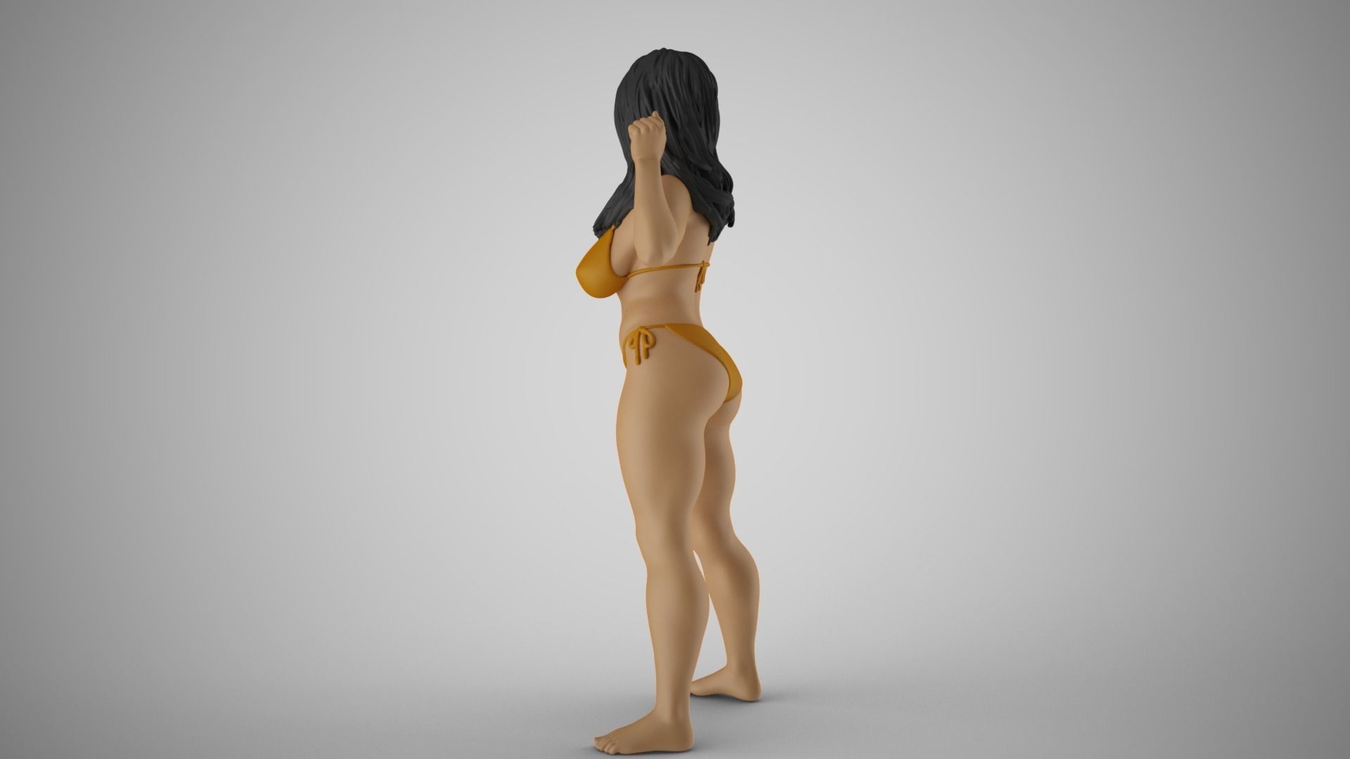 Unchained Woman 5 3D print model_9