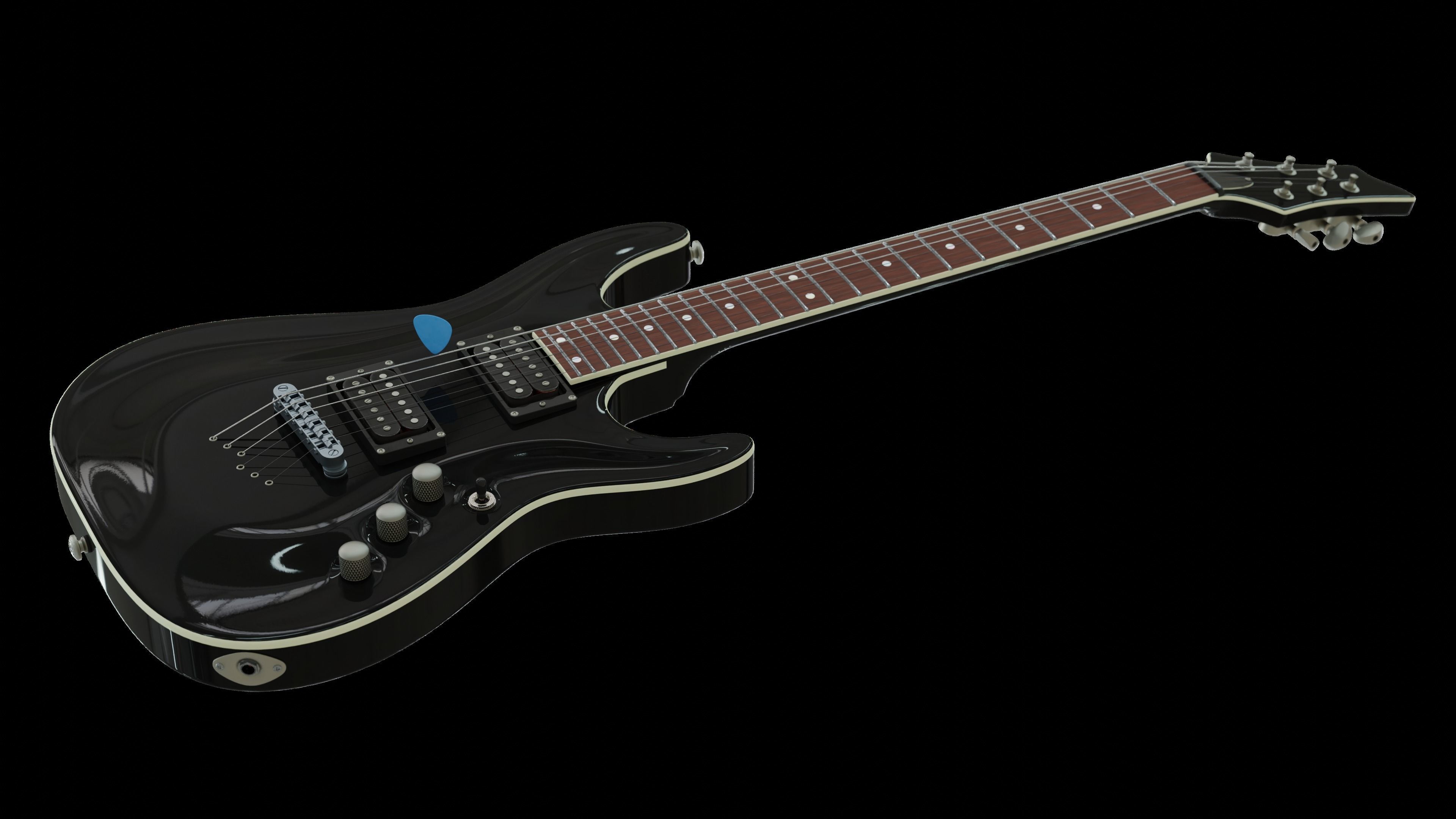 Advanced Guitar Rig 3D model_7