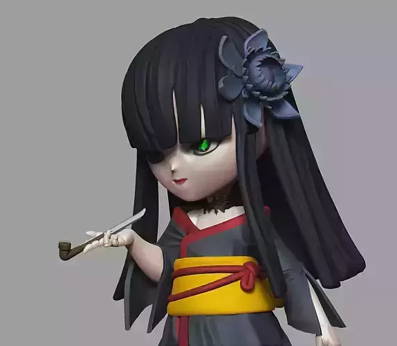 Yotsuyu Final fantasy XIV Chibi fanart
