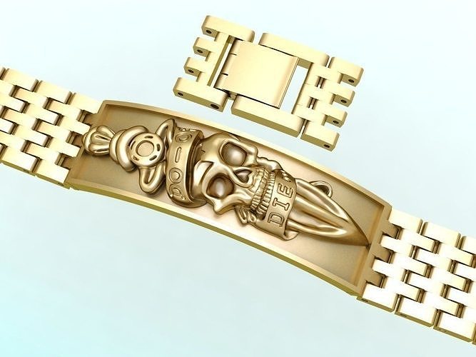 Watch Bracelet - Watch strap bracelets - Chain bracelets 3D print model