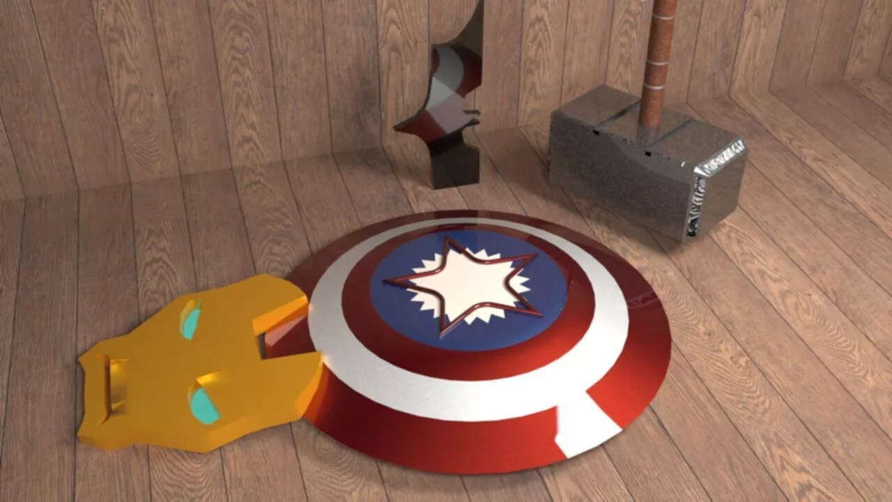 Marvel Stuff Free 3D model