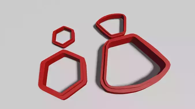 polymeric clay cutter- earrings