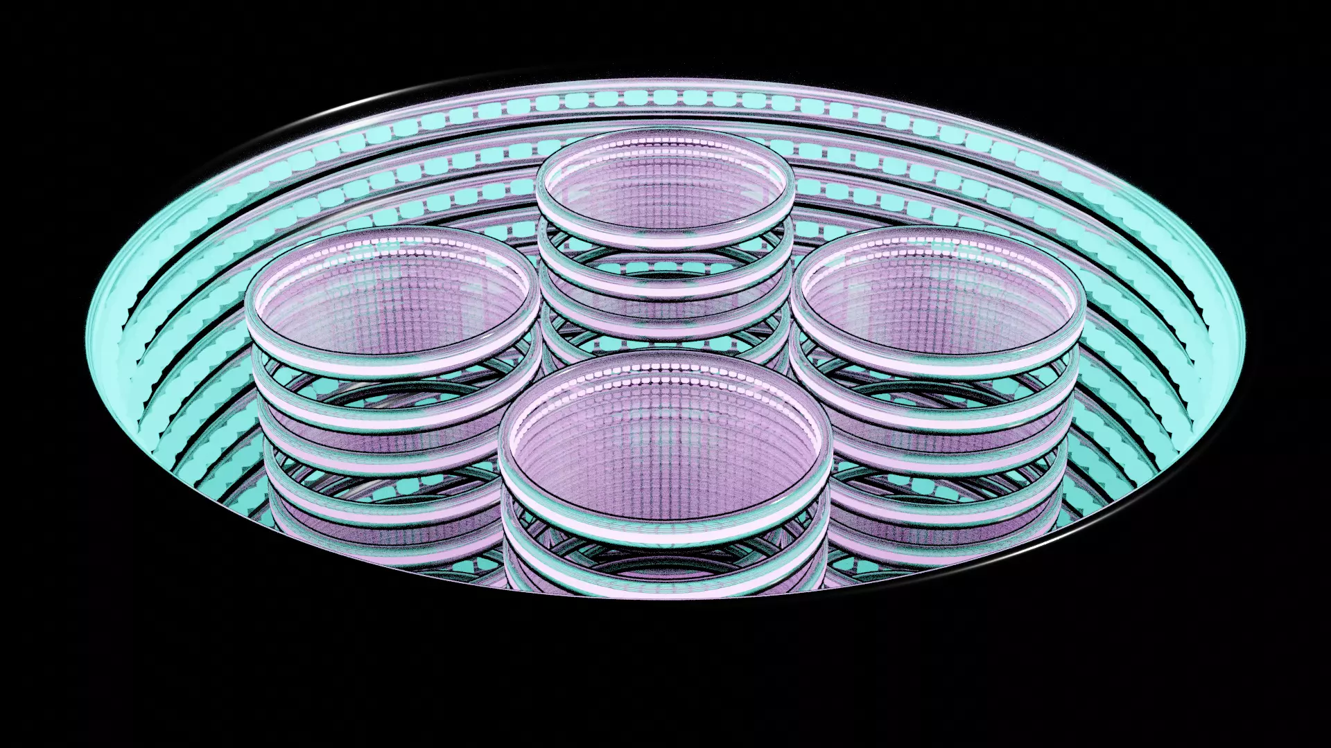 Infinity Glass Low-poly 3D model_0