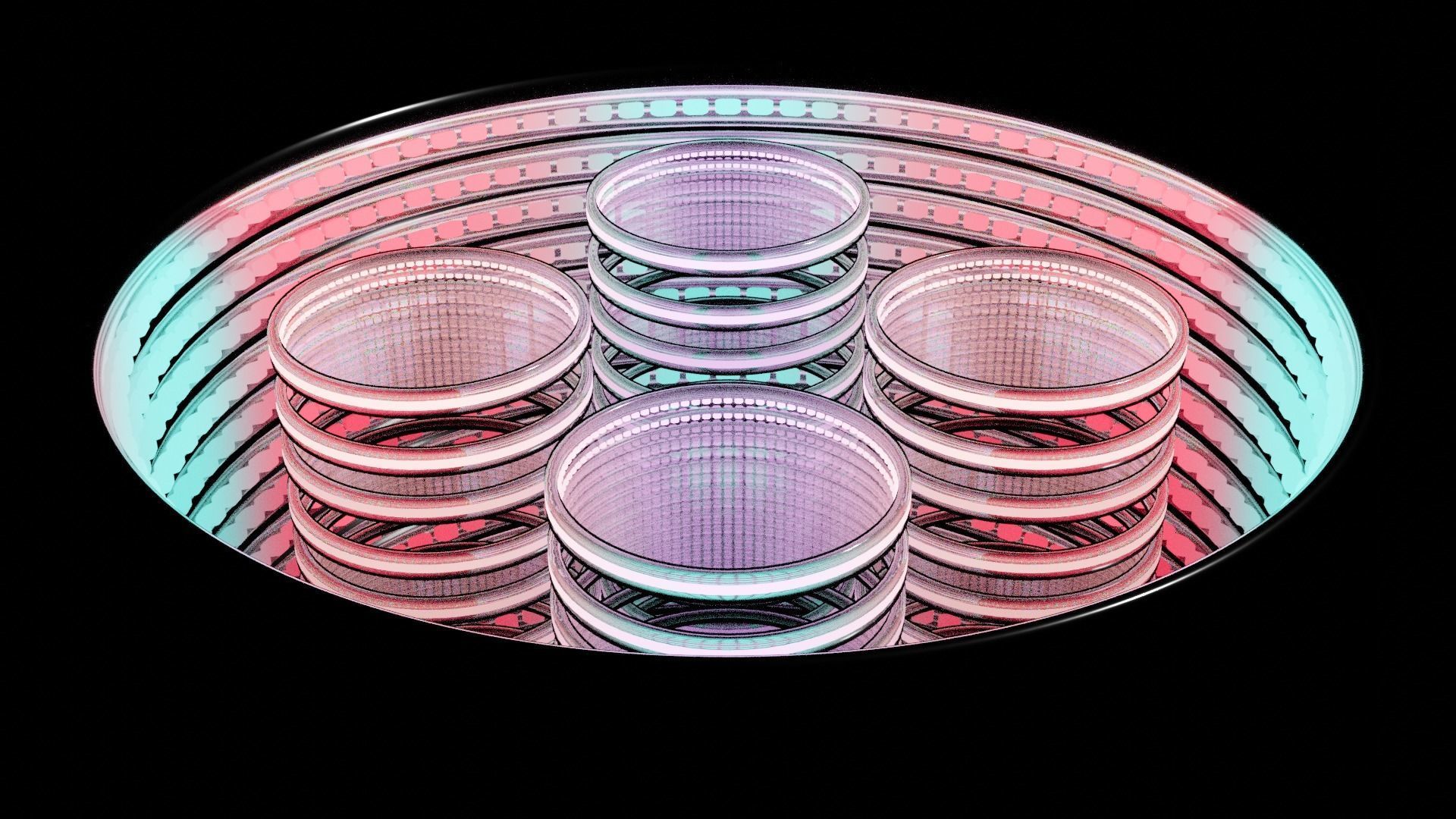 Infinity Glass Low-poly 3D model_6