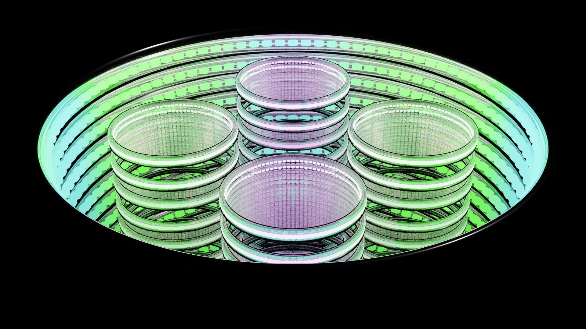 Infinity Glass Low-poly 3D model_7