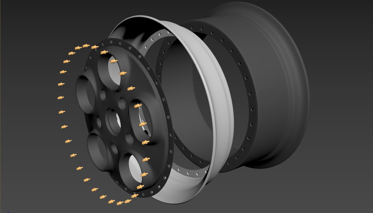 Autostrada Monza Custom wheel 3D model_15