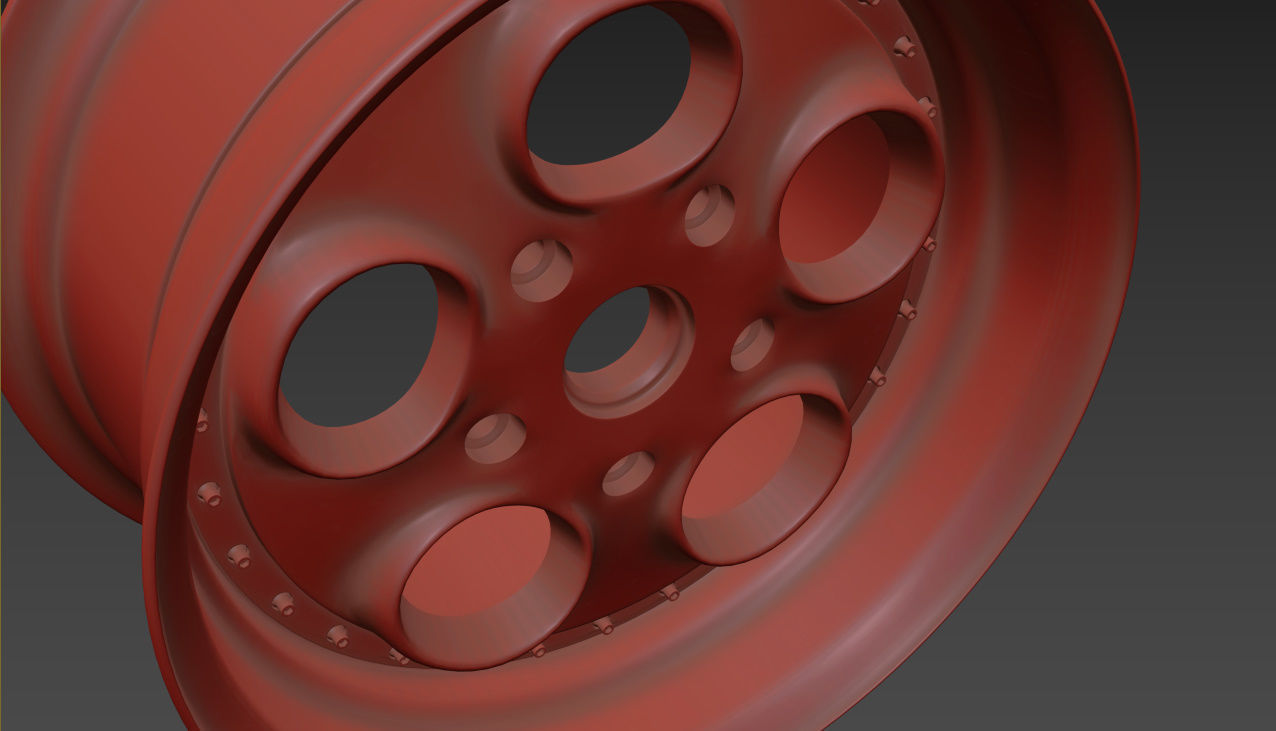 Autostrada Monza Custom wheel 3D model_30