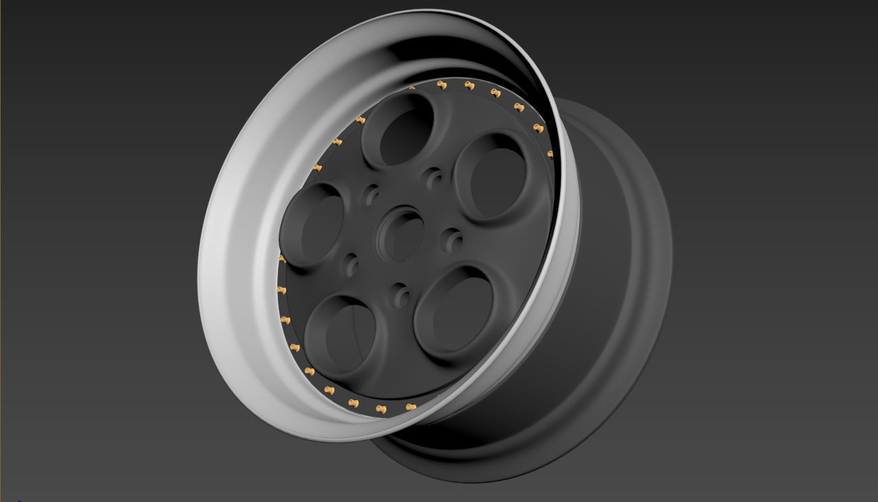 Autostrada Monza Custom wheel 3D model_23