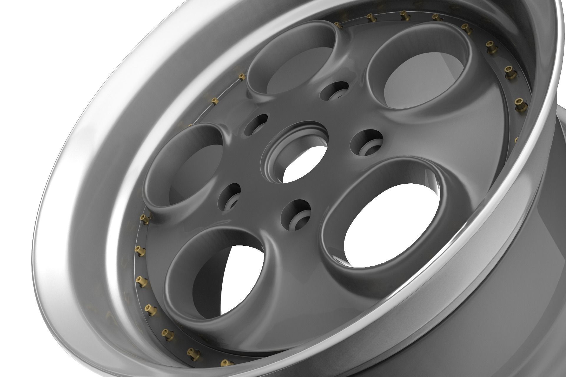 Autostrada Monza Custom wheel 3D model_6