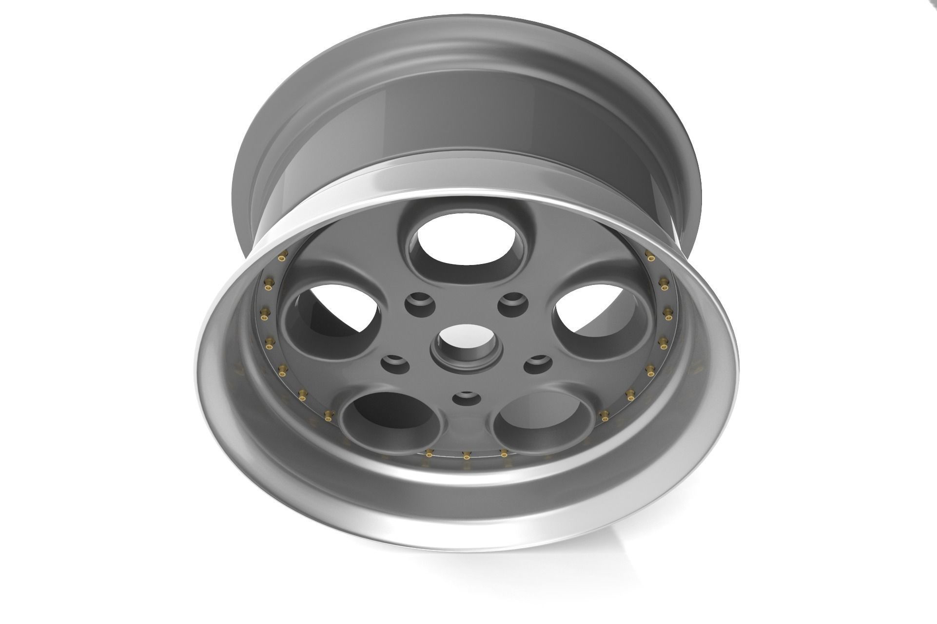 Autostrada Monza Custom wheel 3D model_2
