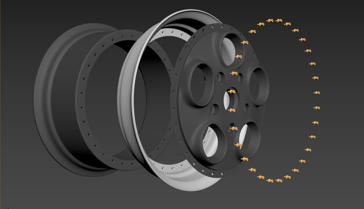 Autostrada Monza Custom wheel 3D model_11