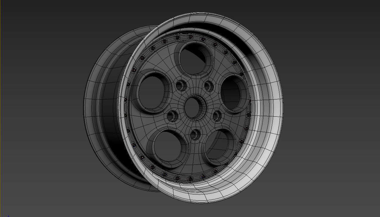 Autostrada Monza Custom wheel 3D model_8