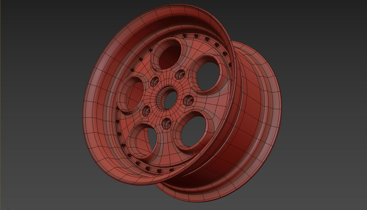 Autostrada Monza Custom wheel 3D model_25