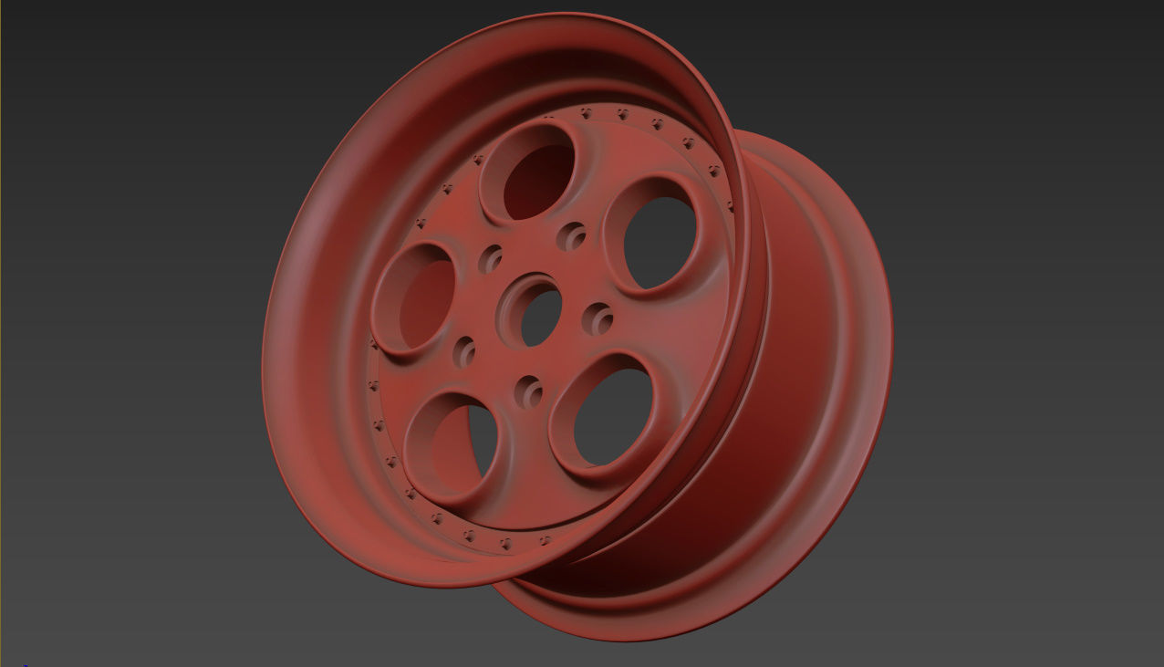Autostrada Monza Custom wheel 3D model_26