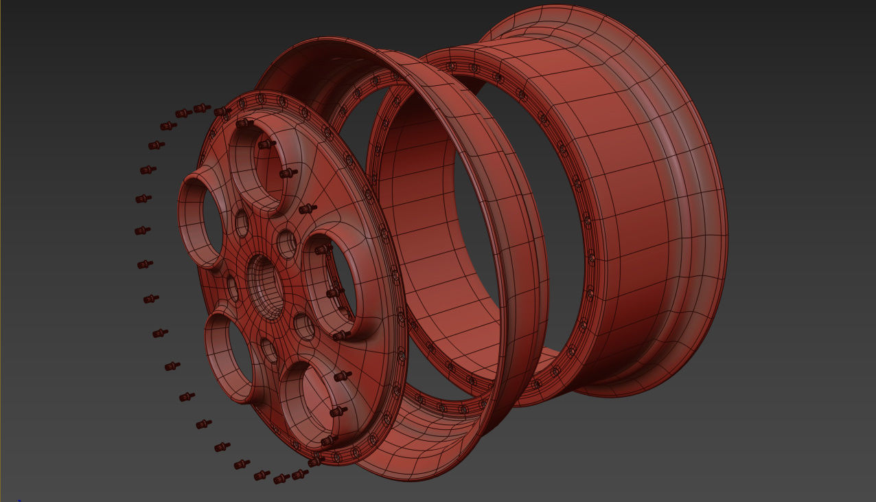 Autostrada Monza Custom wheel 3D model_17