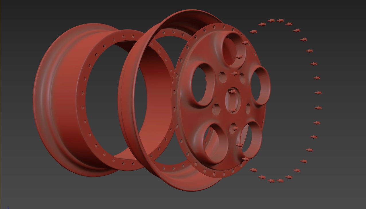 Autostrada Monza Custom wheel 3D model_14