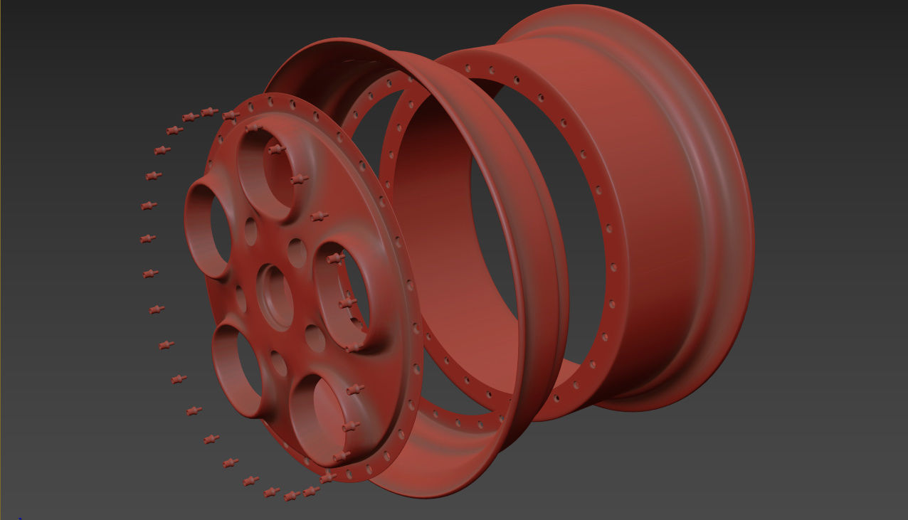 Autostrada Monza Custom wheel 3D model_18