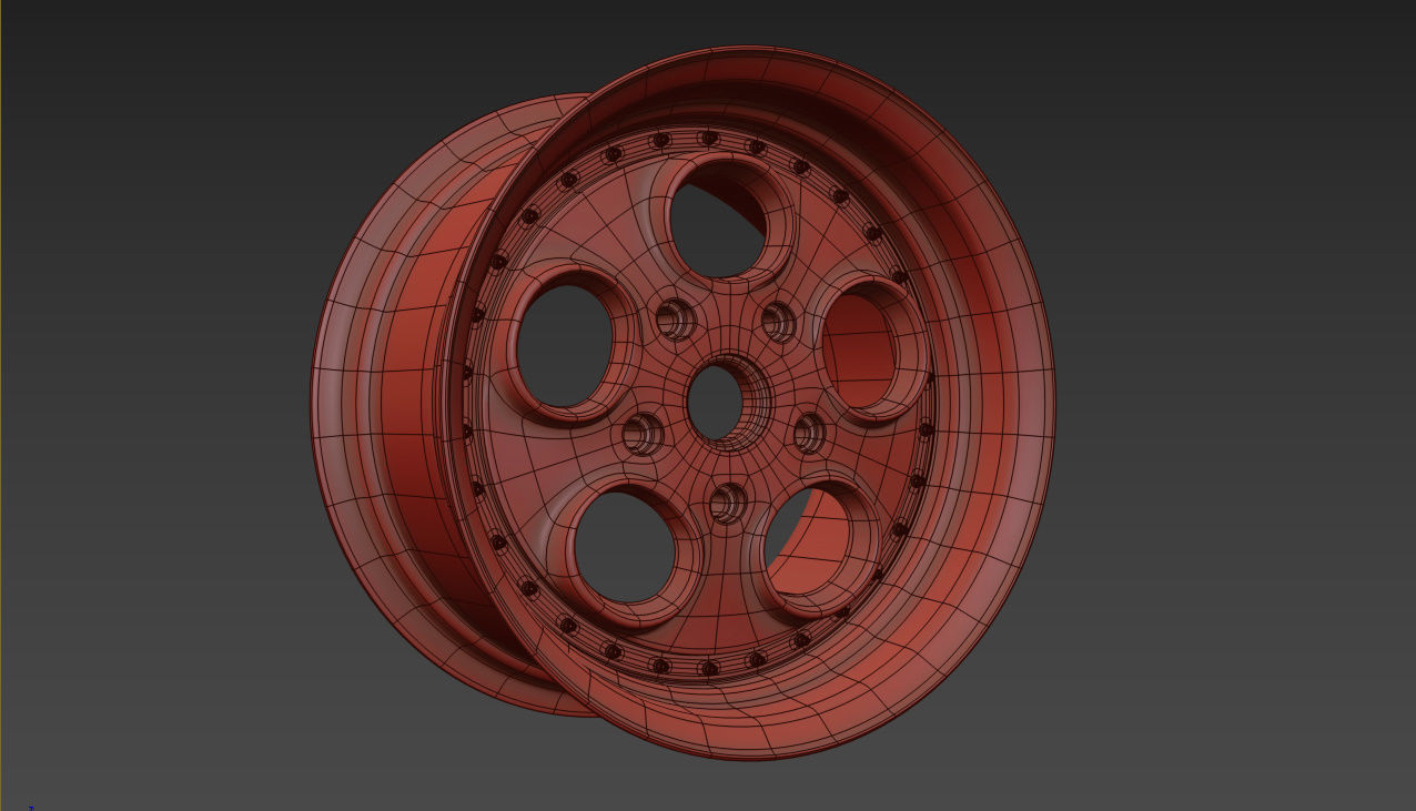 Autostrada Monza Custom wheel 3D model_9