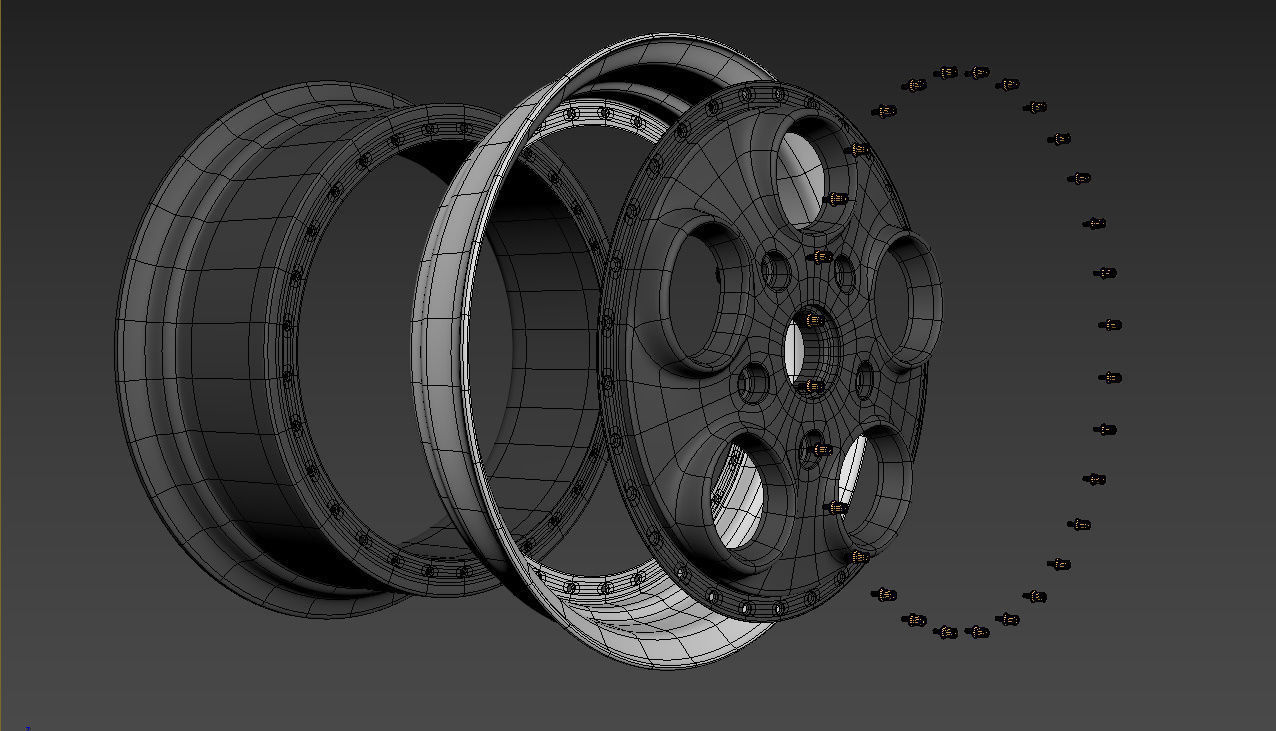 Autostrada Monza Custom wheel 3D model_12