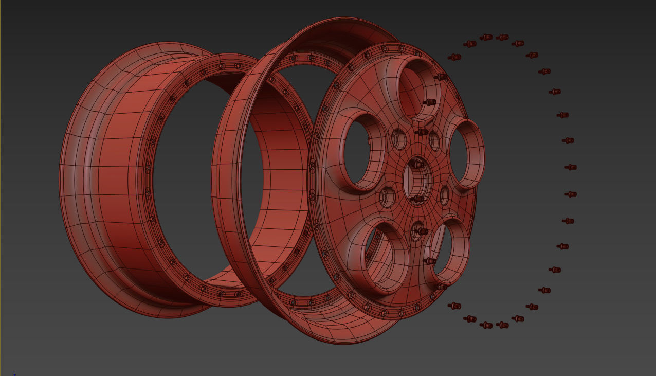 Autostrada Monza Custom wheel 3D model_13