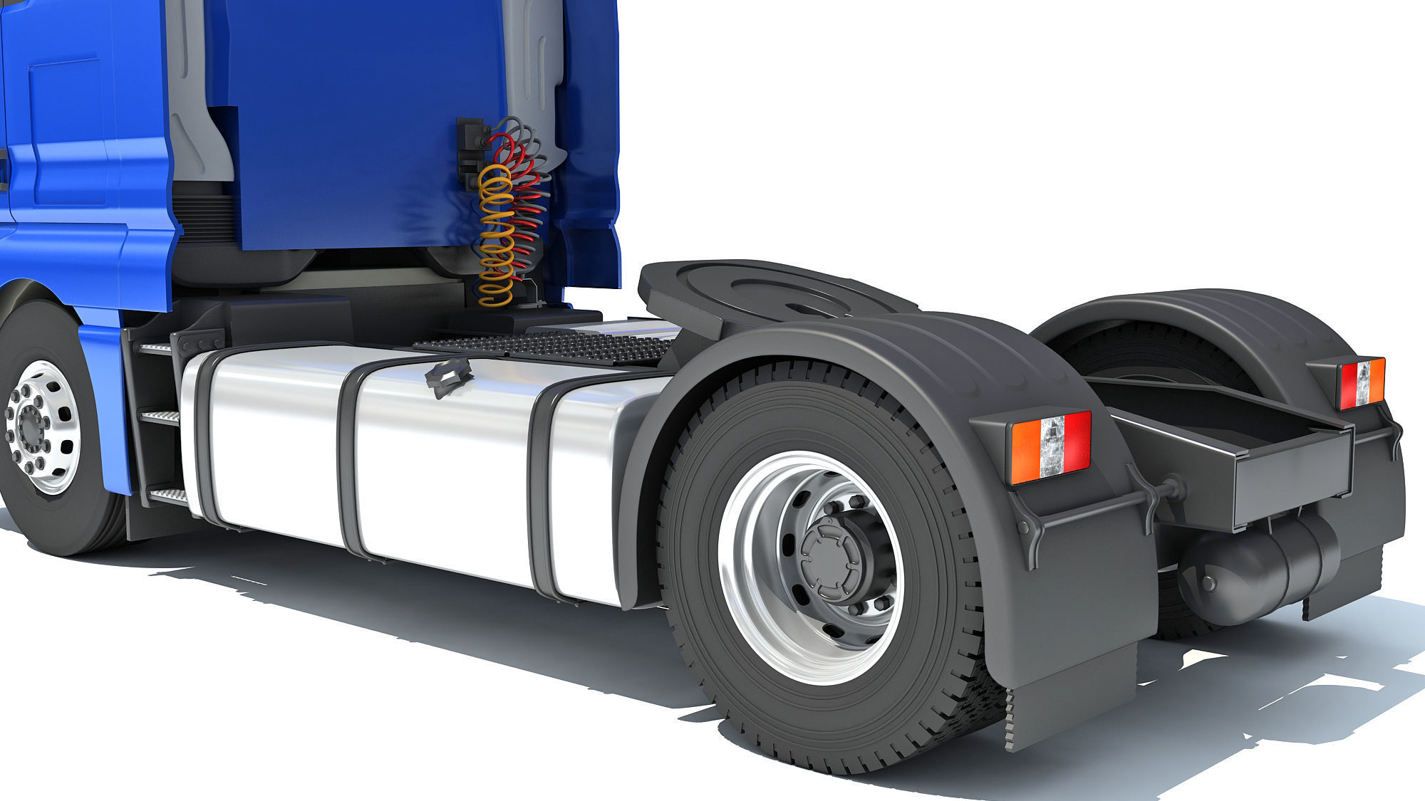 Generic Semi Truck 3D model_12