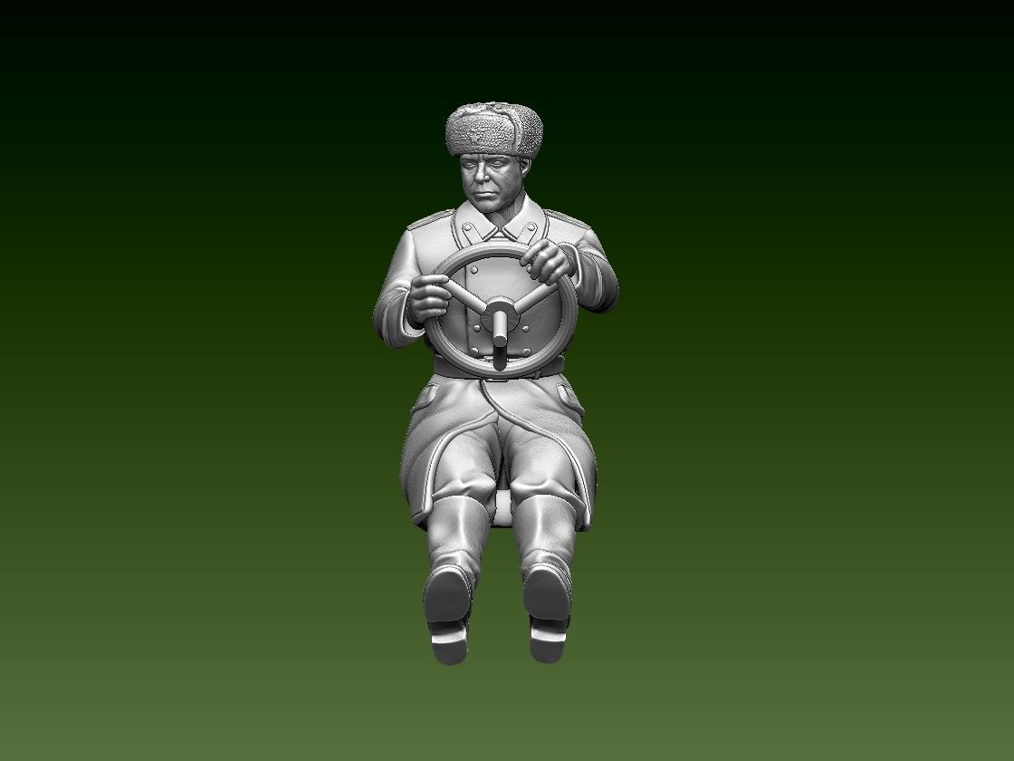 chauffeur ussr ww2 3D print model_45