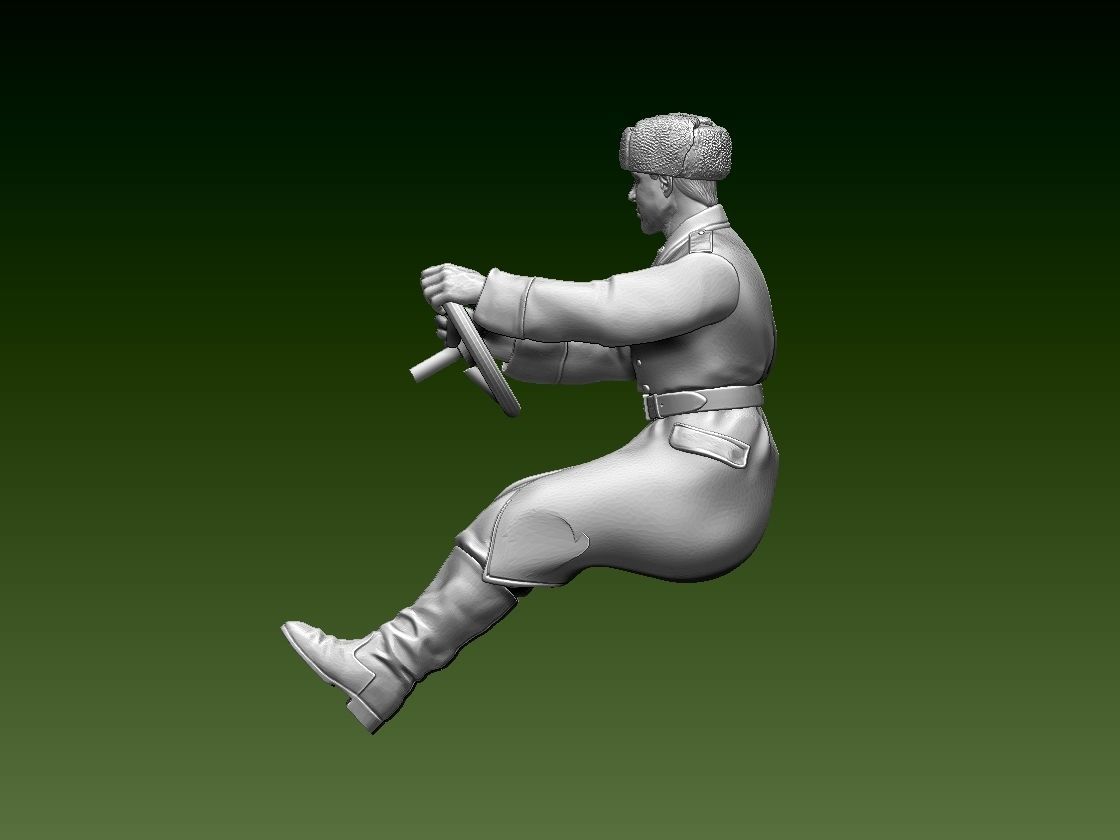 chauffeur ussr ww2 3D print model_44