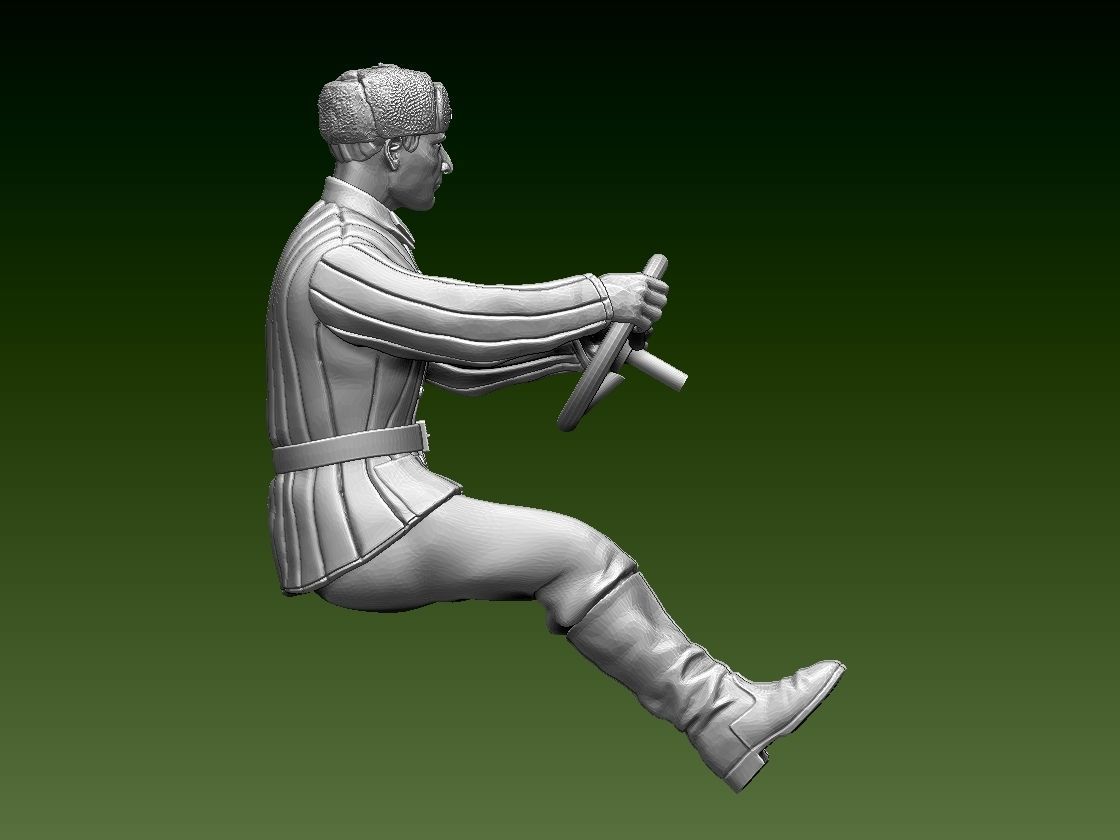 chauffeur ussr ww2 3D print model_7